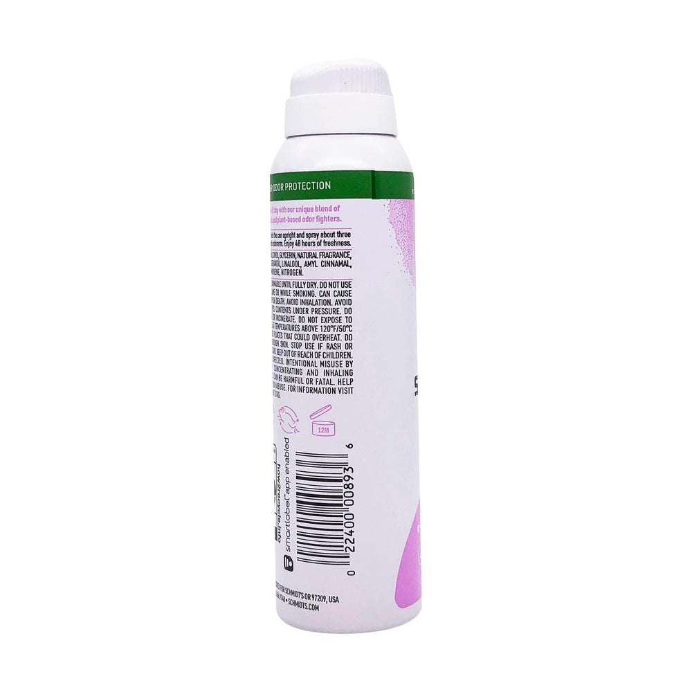Schmidt's Deodorant logo with cruelty-free badge signals ethical choice