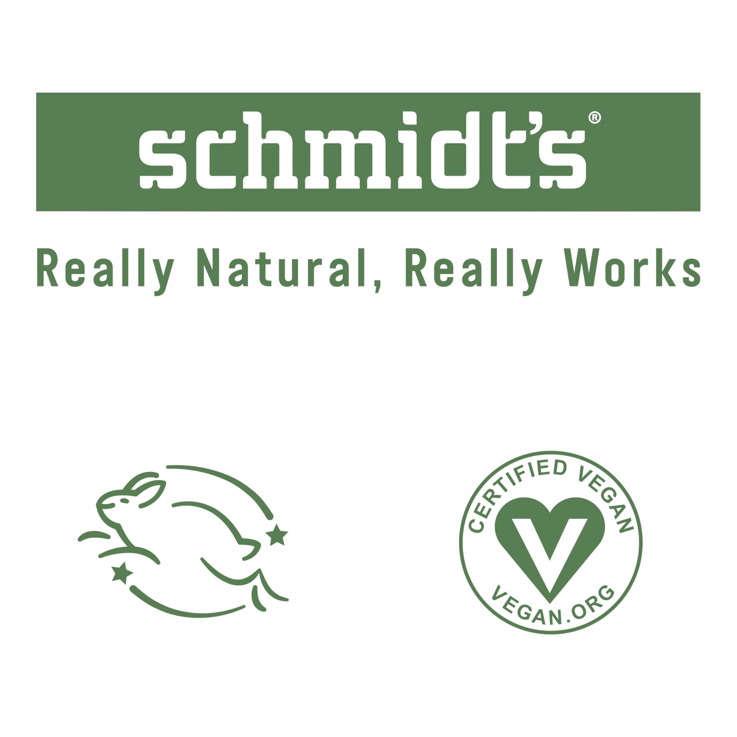 Schmidt's Fresh Cucumber fragrance notes with tea tree and jasmine.
