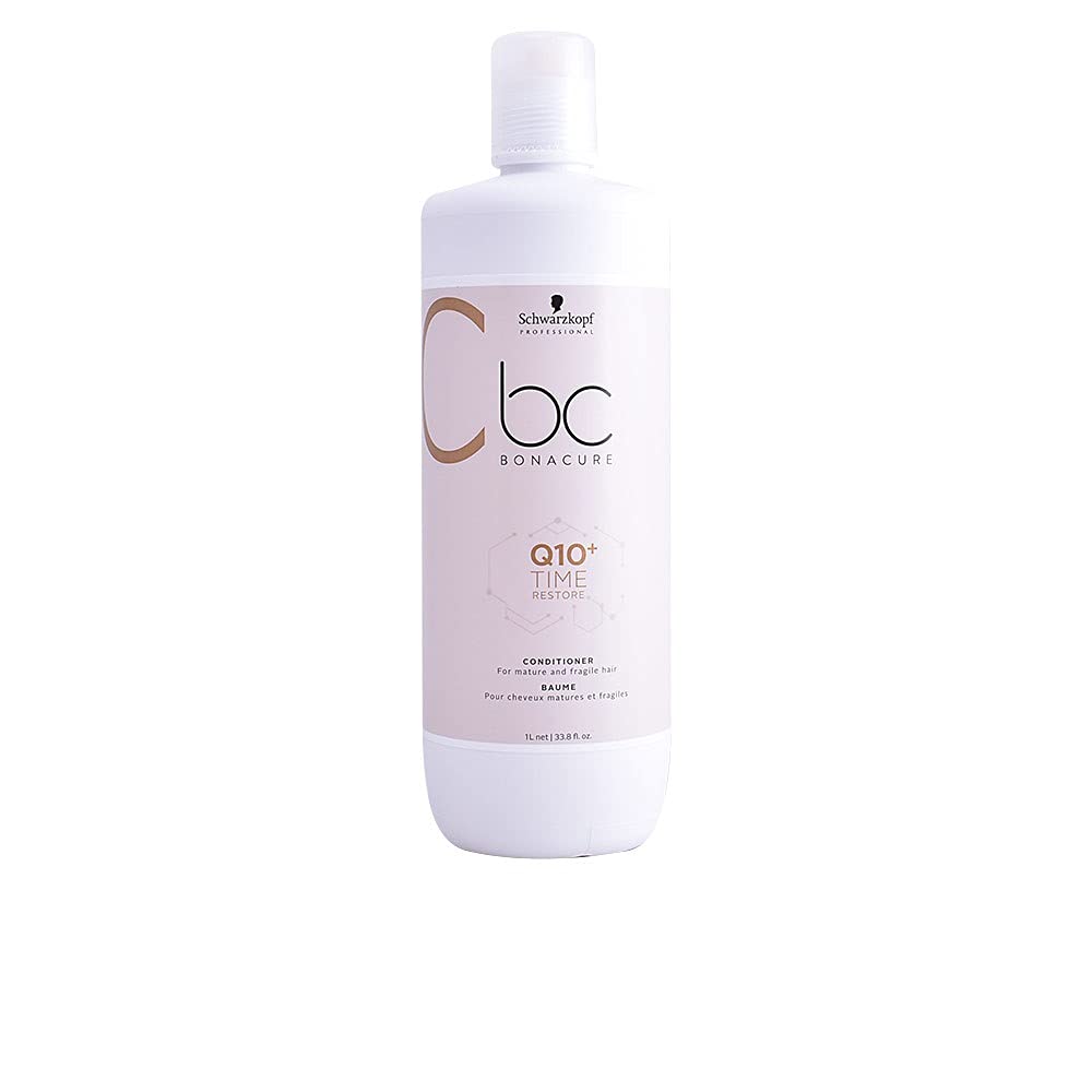 Schwarzkopf BC Bonacure Time Restore conditioner bottle offering anti-aging hydration for mature hair