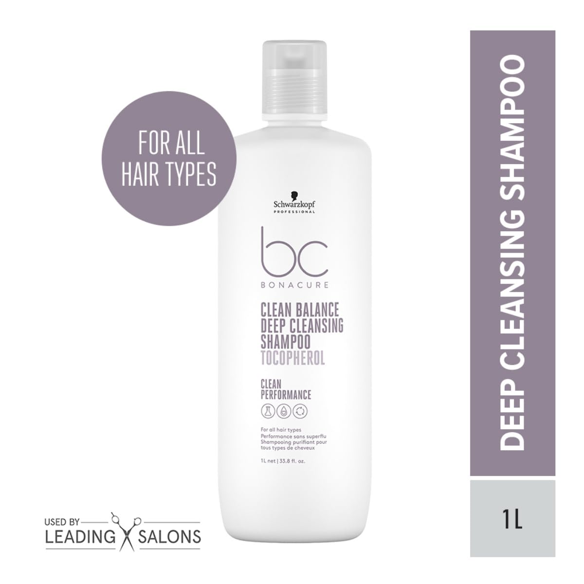 Schwarzkopf Bonacure bottle pour-shot highlights easy dispensing.