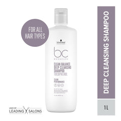 Schwarzkopf Bonacure bottle pour-shot highlights easy dispensing.