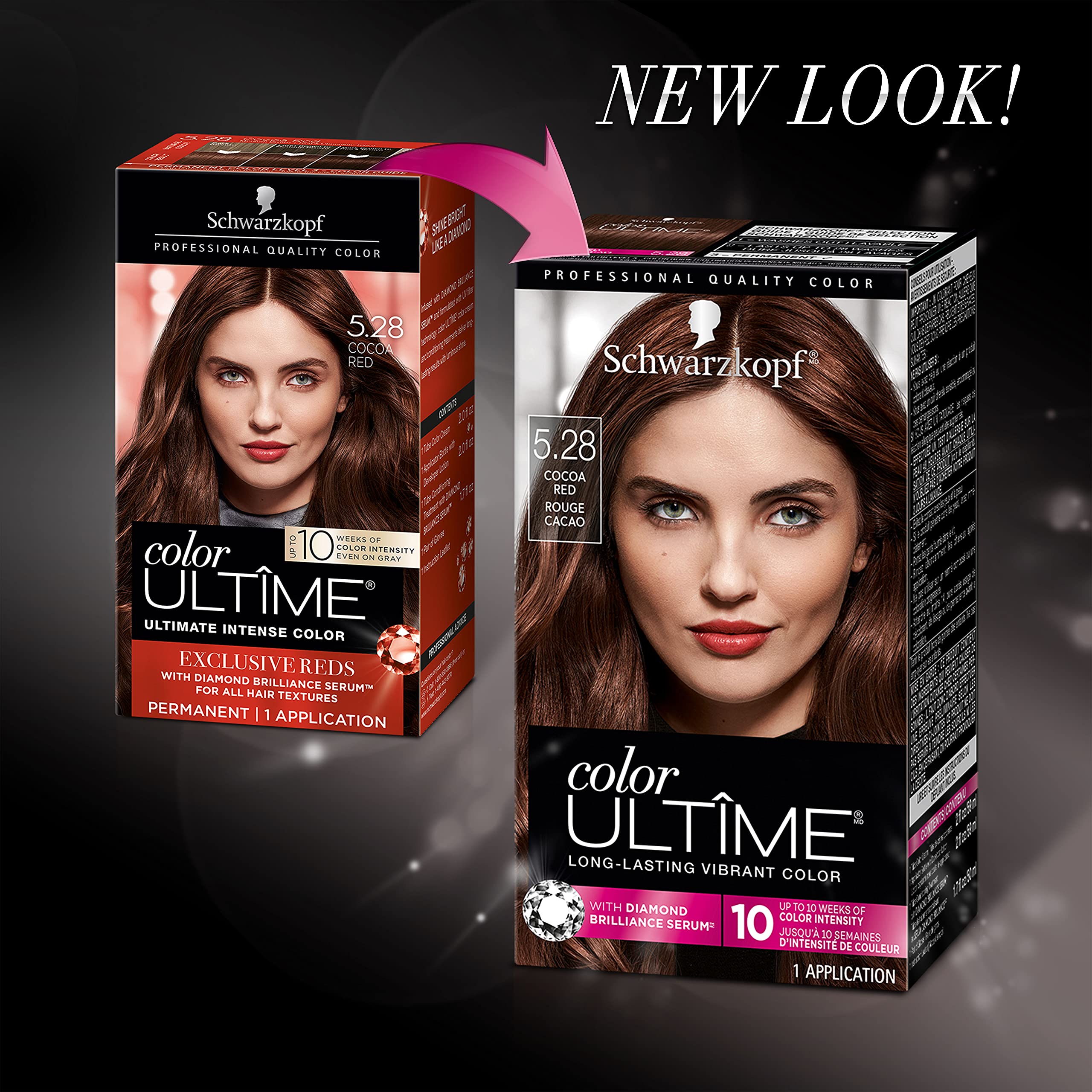 Schwarzkopf Color Ultime conditioning treatment helps leave hair soft and manageable.