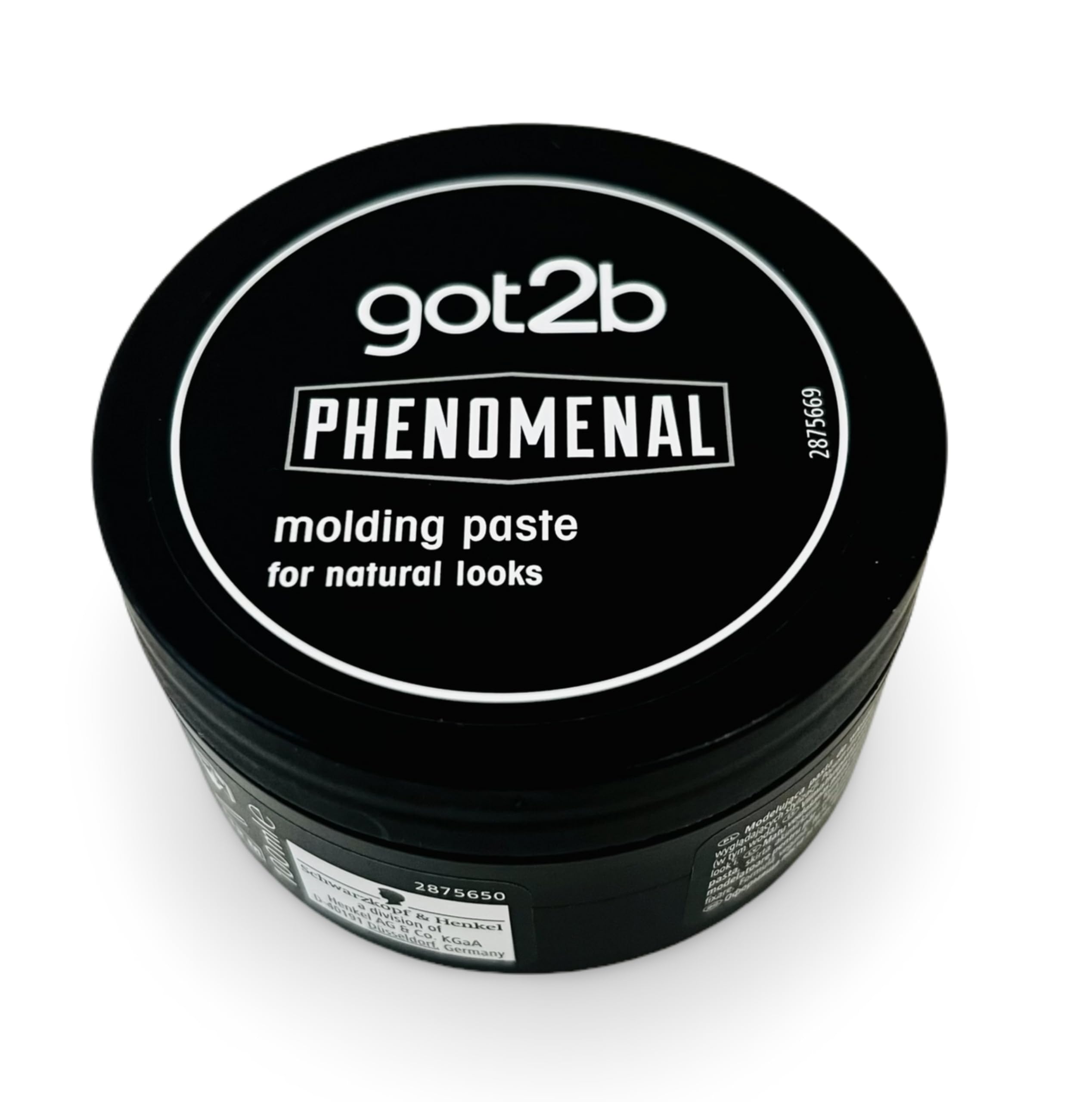 Creamy texture of got2b Phenomenal paste enables precise application