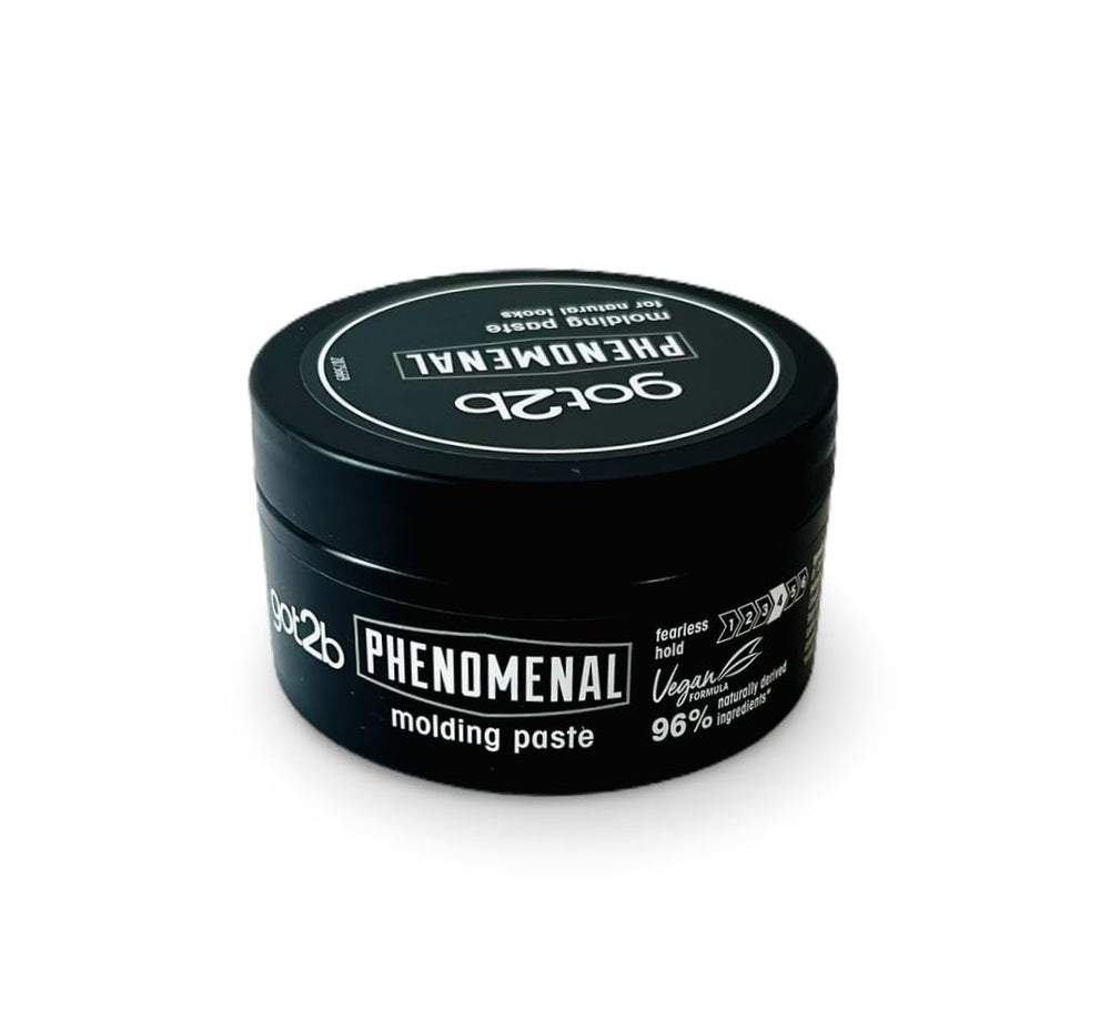 Shiny finish achieved with Schwarzkopf got2b Phenomenal molding paste