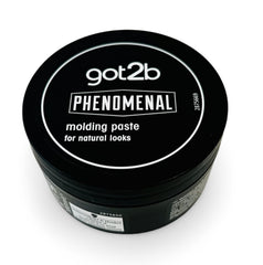 Schwarzkopf got2b Phenomenal molding paste packaging enables versatile hold and easy styling