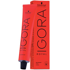 Schwarzkopf Igora Royal 6-1 application gloves prepared for precise coverage.