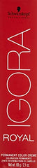 Schwarzkopf Igora Royal 7-0 bottle for precise root-to-ends color application.