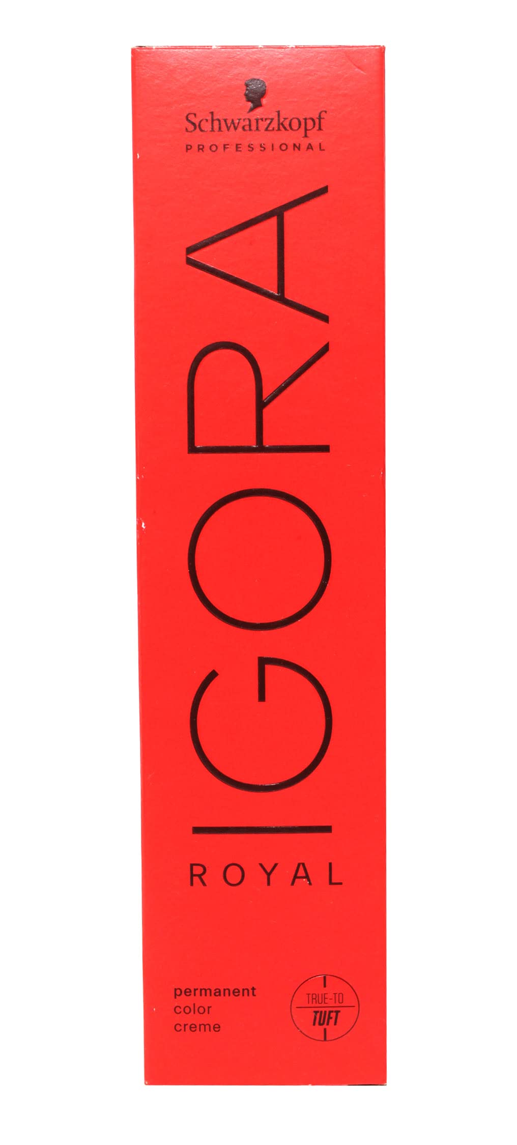Schwarzkopf Igora Royal 7-1 bottle showcasing ash blonde shade for even gray coverage