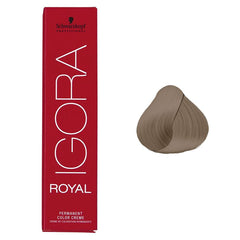 Schwarzkopf Igora Royal 8-1 bottle for long-lasting light blonde cendre color