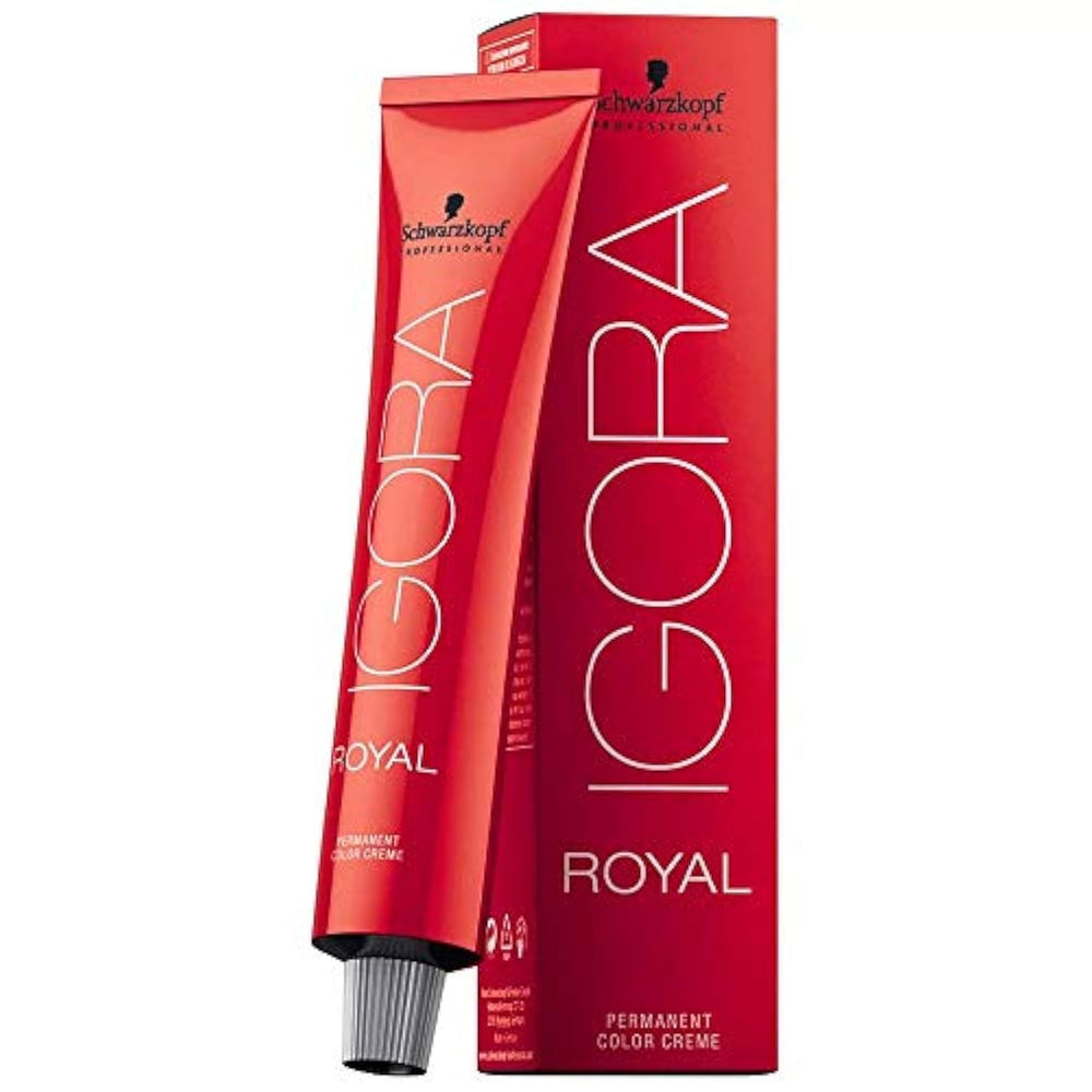 Schwarzkopf Igora Royal 9-1 shade packaging for salon-grade permanent color.