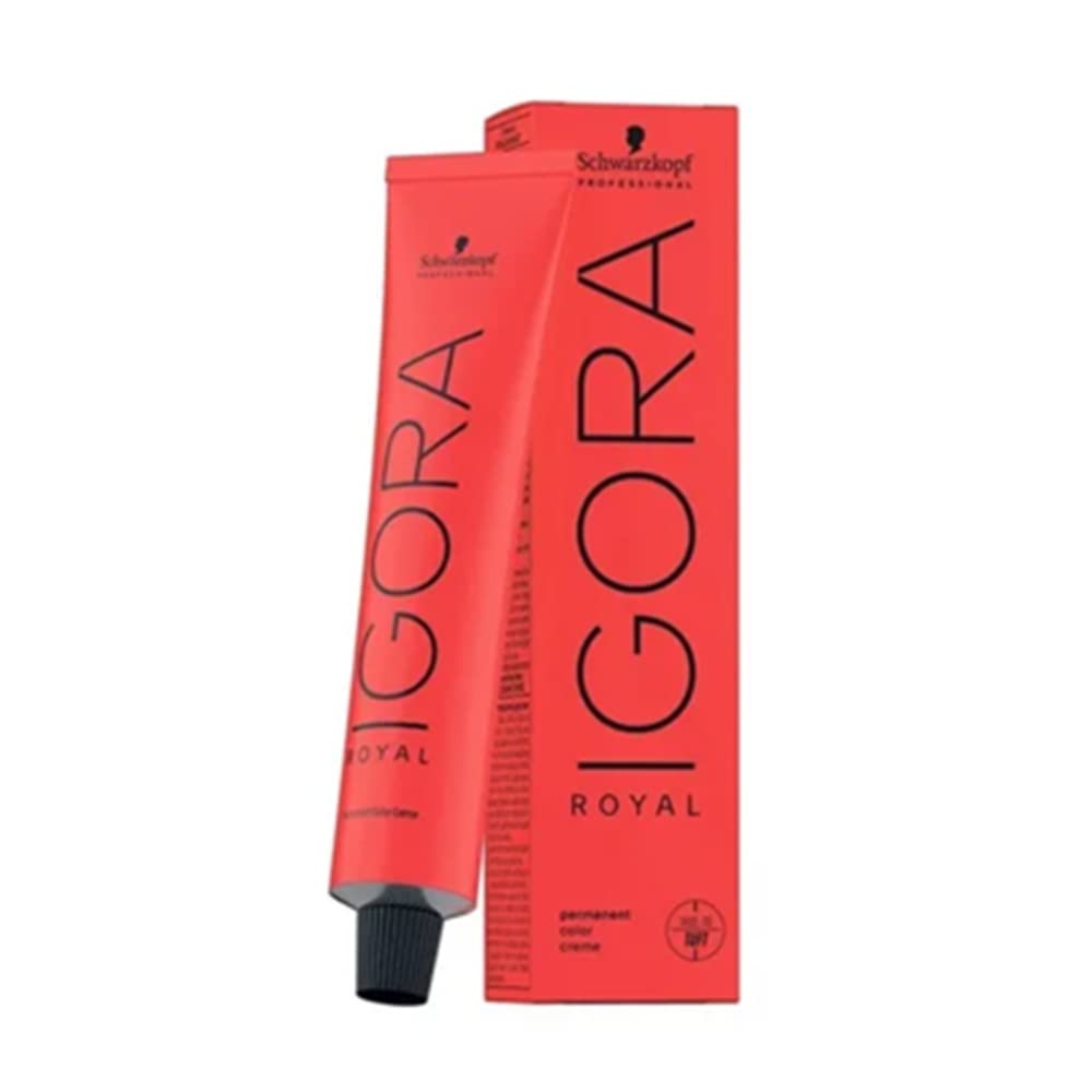 Schwarzkopf Igora Royal 9-55 color application delivers even, vivid extra gold blonde results.