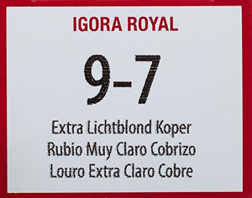 Exclusive Schwarzkopf formula for IGORA Royal 9-7 hair color