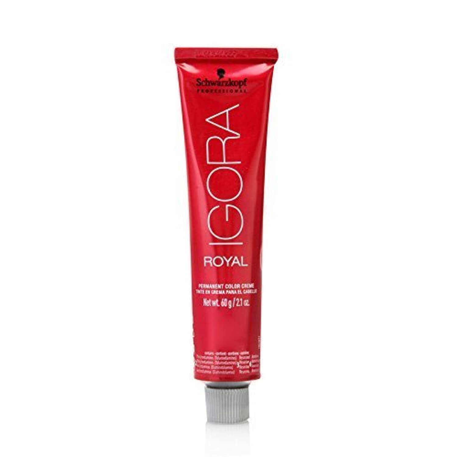 Schwarzkopf Igora Royal Color Creme 4-68 in chocolate red brown for long-lasting color.
