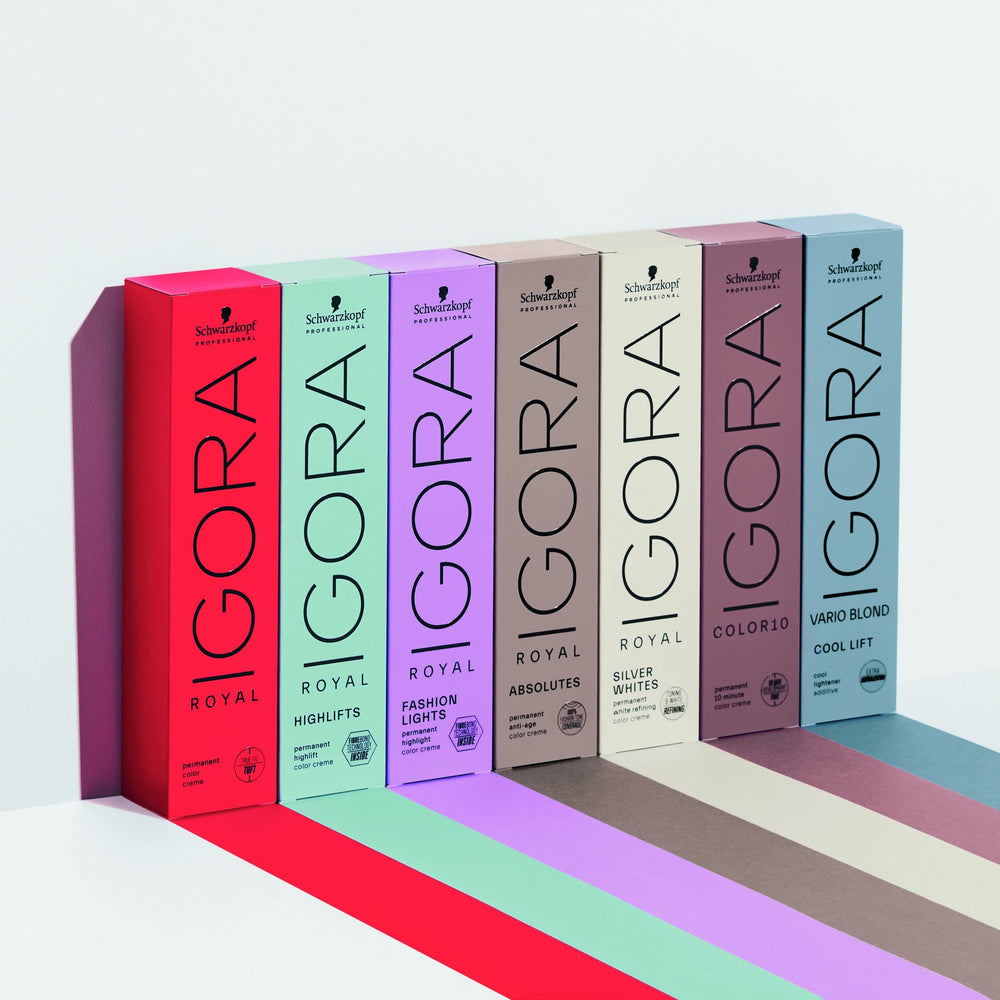 Schwarzkopf Igora Royal Colorist's Color Creme Tube 8-0 Light Blonde providing even lift and bright results