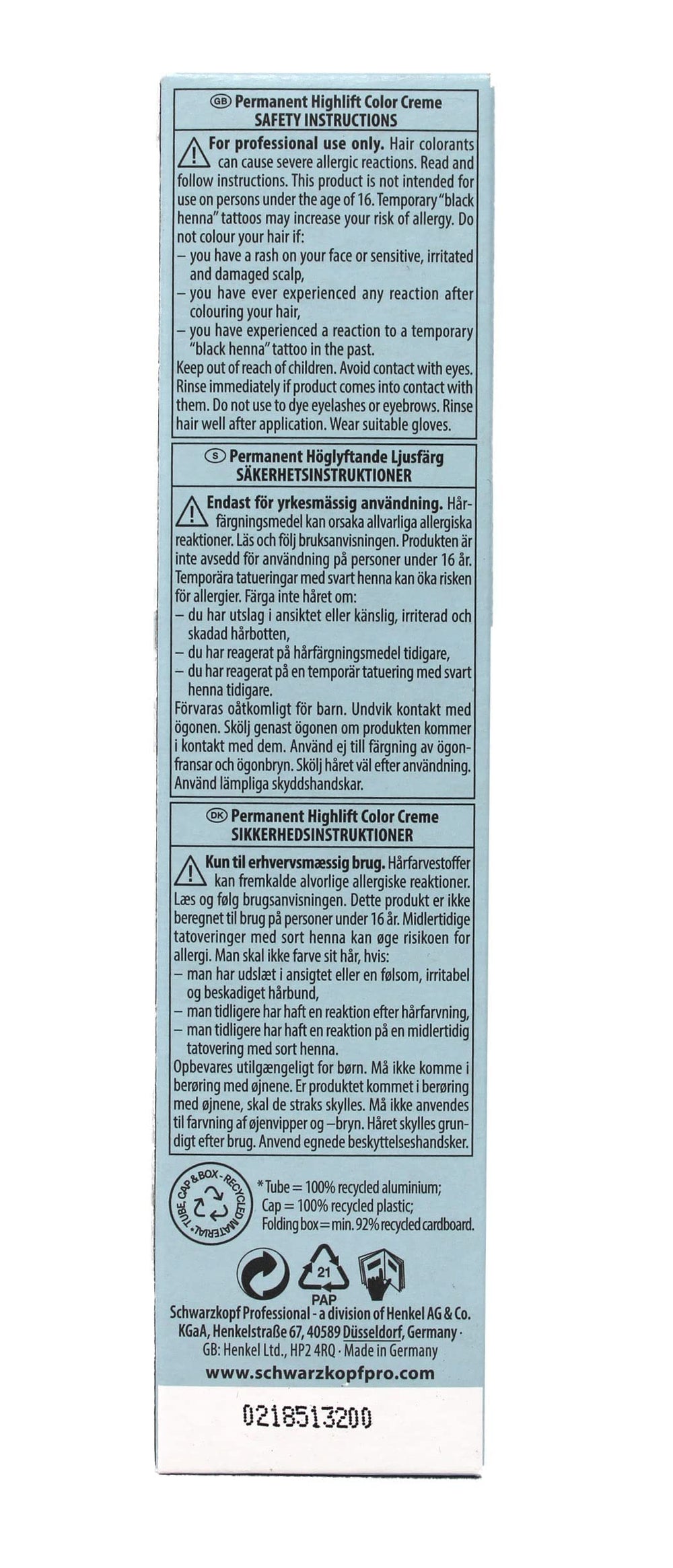 Schwarzkopf Igora Royal Fibreplex care regime in action during color