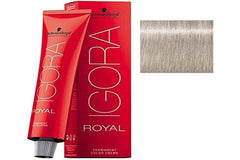 Schwarzkopf Igora Royal 9.5-1 pastel ash blonde shade for natural grey coverage and shine