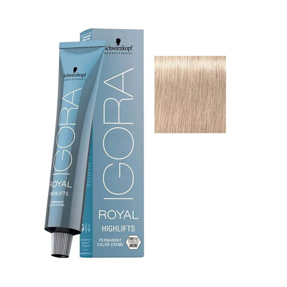 Schwarzkopf Igora Royal highlift 12-19 in cool blonde cendre violet for salon-grade color