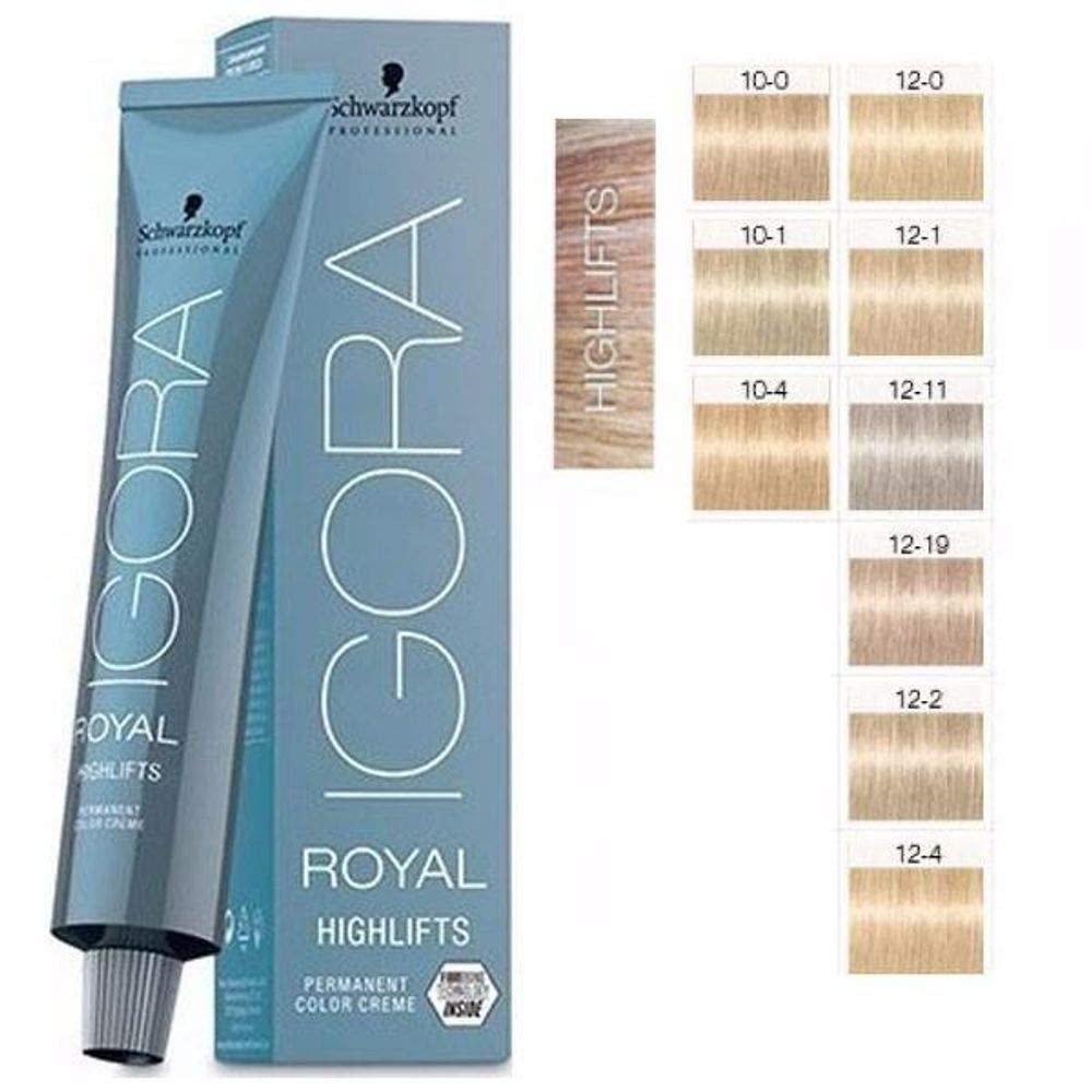 Schwarzkopf Igora Royal highlift color creme with Fibreplex protection for vibrant blondes