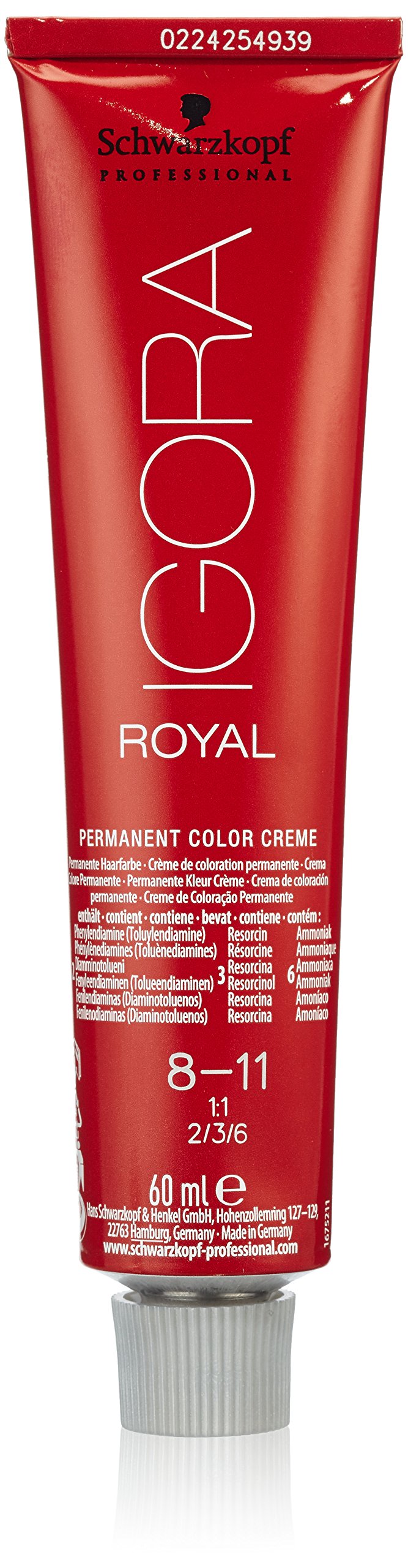 Schwarzkopf Igora Royal Matte Ash 8-11 bottle for precise color application