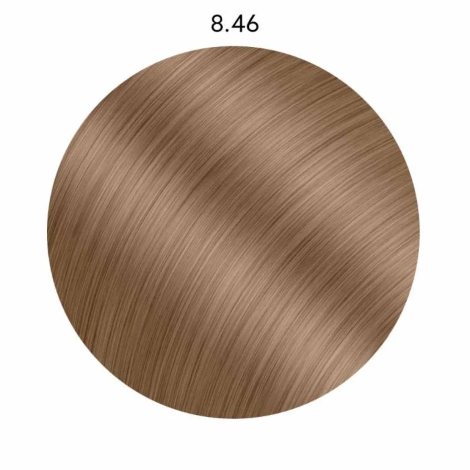 Schwarzkopf Igora Royal Nude Tones color creme application demonstrates even natural coverage.