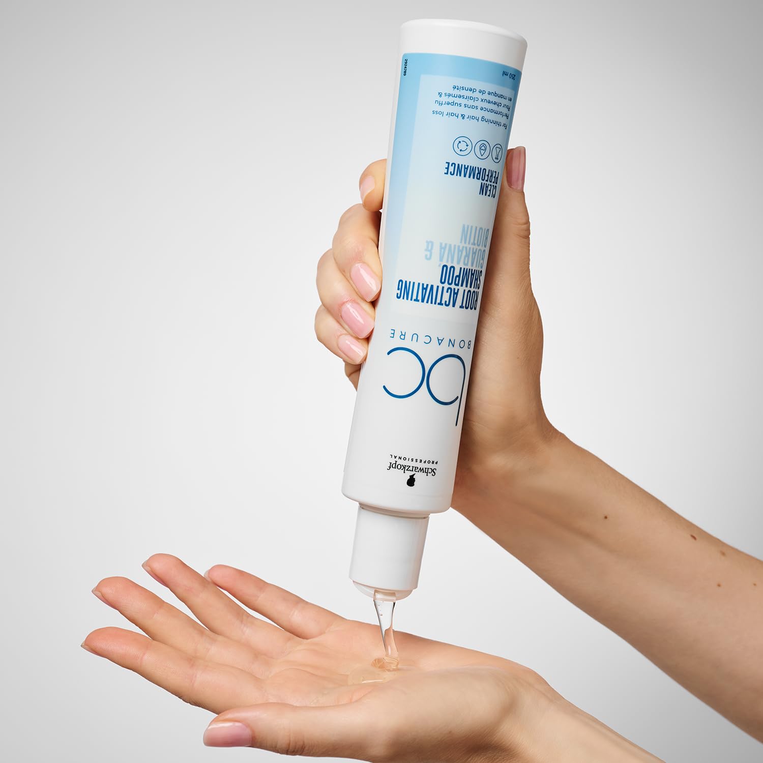 Schwarzkopf Professional BC Scalp Genesis Root Activating Shampoo hair-root activation scene communicates energizing cleanse