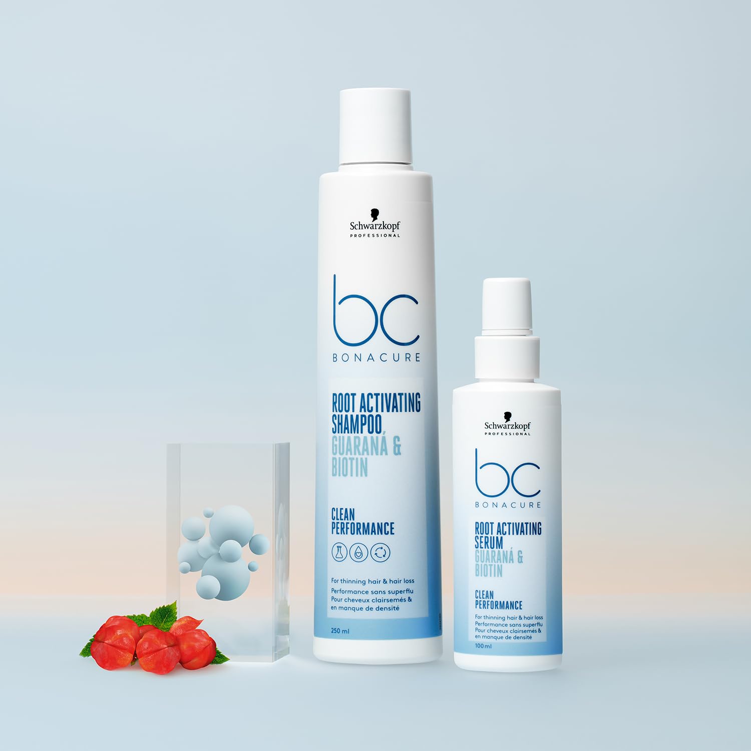 Schwarzkopf Professional BC Scalp Genesis Root Activating Shampoo in-use shot for daily scalp care