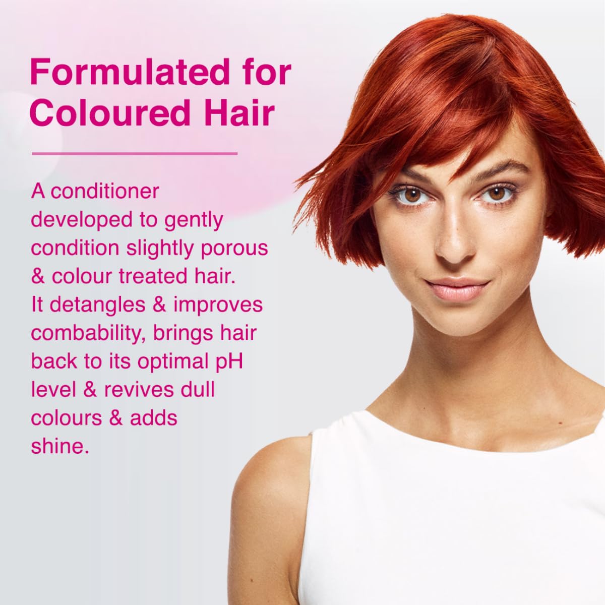 Schwarzkopf Professional Bonacure Color Freeze hair care routine shot illustrating even distribution