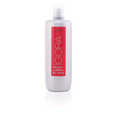 Schwarzkopf Royal Igora Activ 6% developer bottle for precise, even color results.