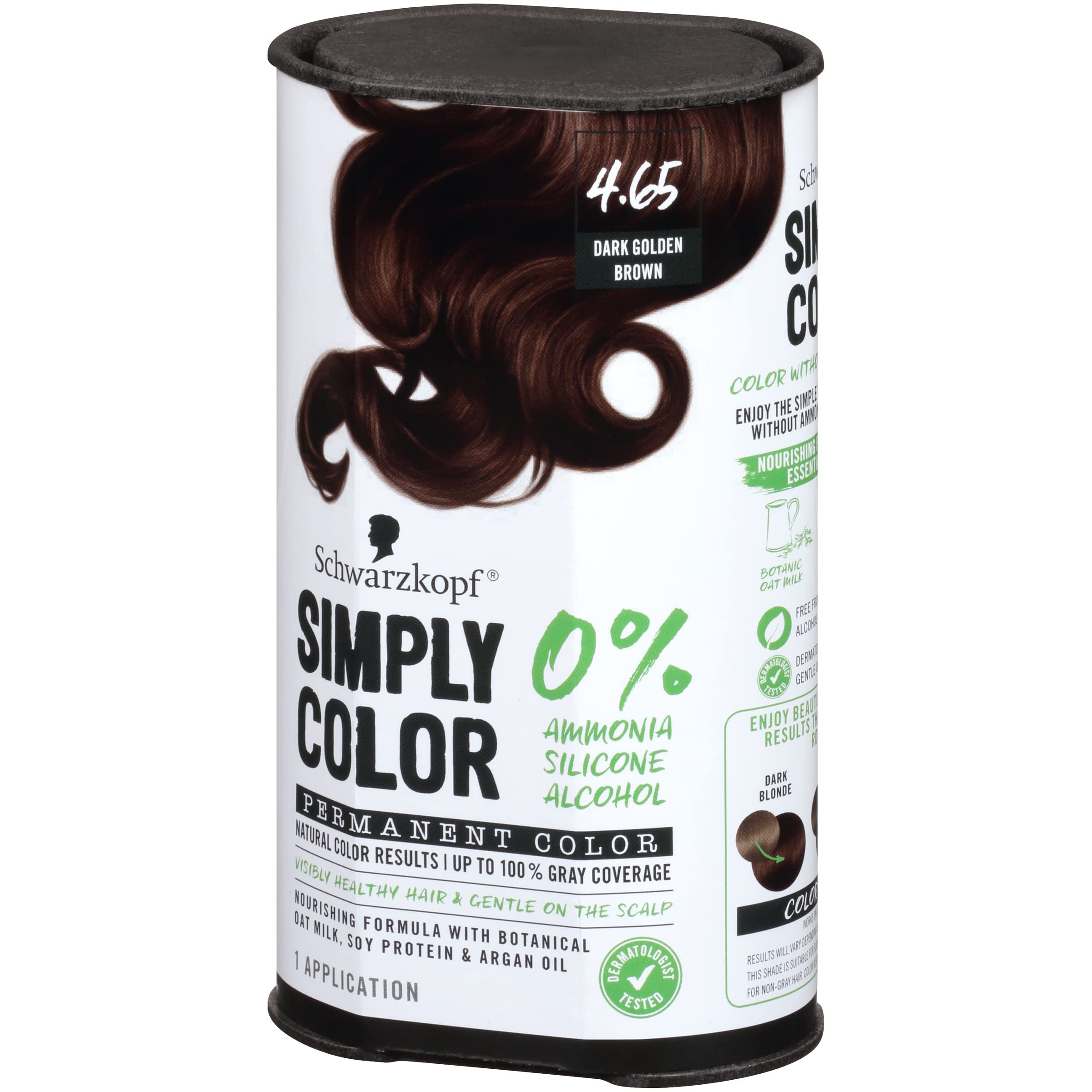 Schwarzkopf Simply Color PPD-PTD-free formula for safer application.
