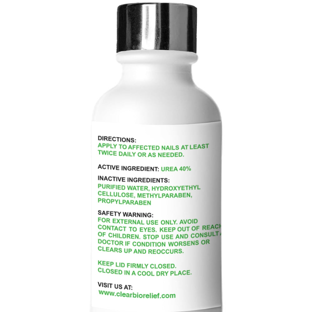 Damaged nails improved with Urea Nail Gel from Scientific Solutions Global.