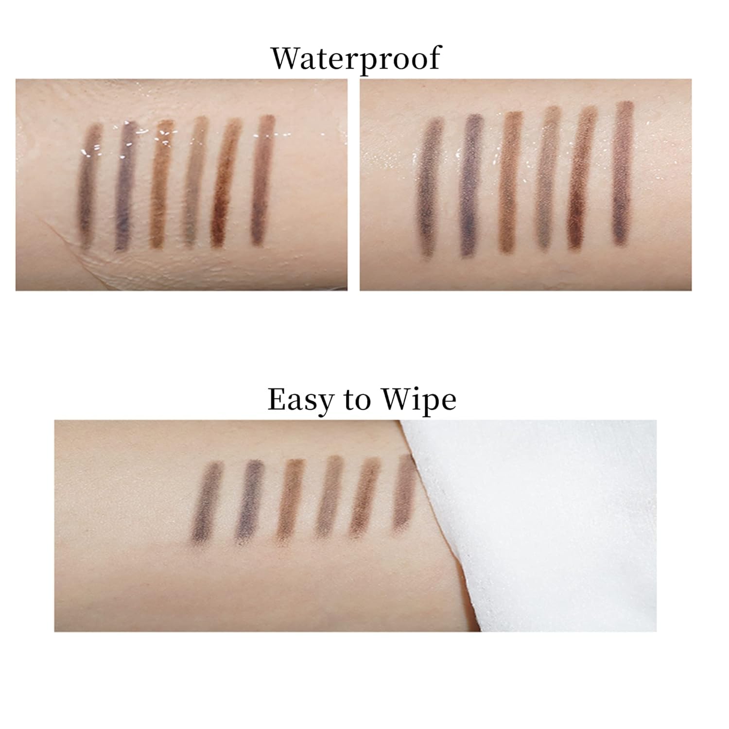 SCIMELI brow pencil in use for quick, even brow enhancement.