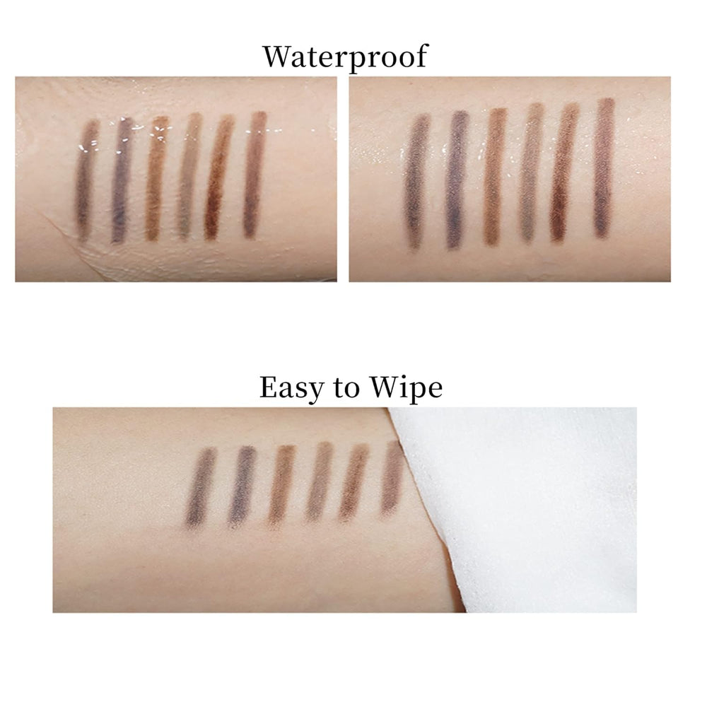 SCIMELI brow pencil in use for quick, even brow enhancement.