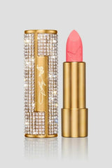 SCENT BEAUTY Heaven's Kiss lipstick case with rhinestones adds glamorous flair for daily wear.