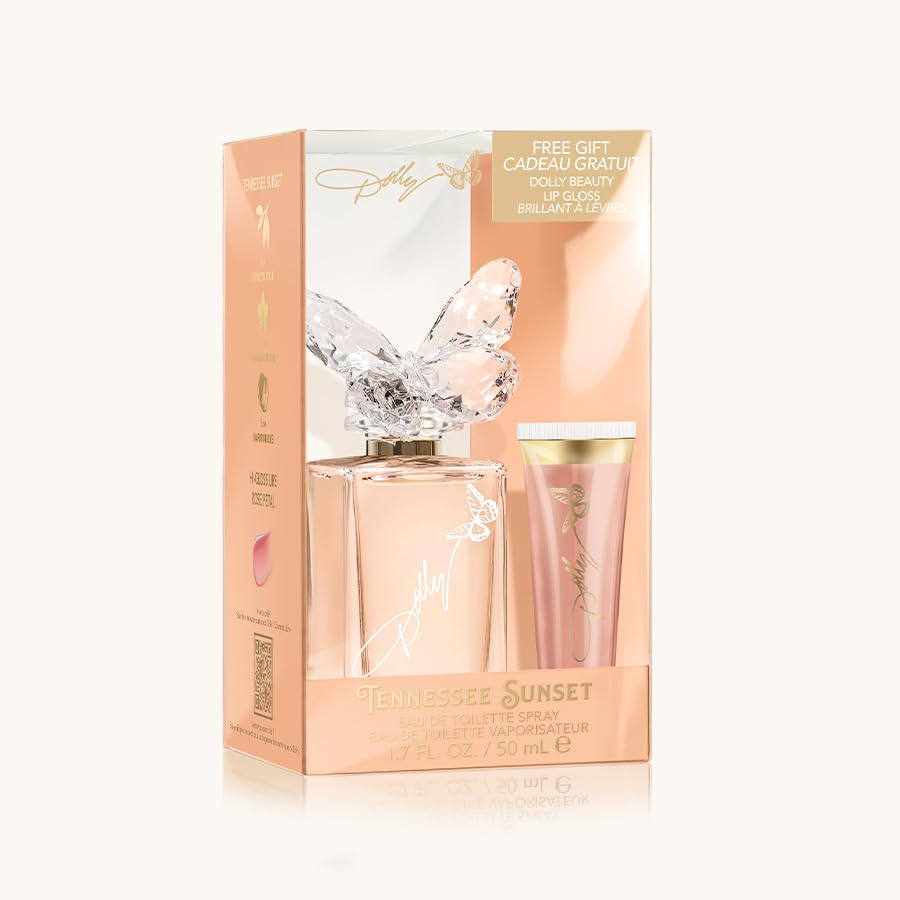 SCENT BEAUTY Dolly Tennessee Sunset bottle front for daily wear and a feminine scent.