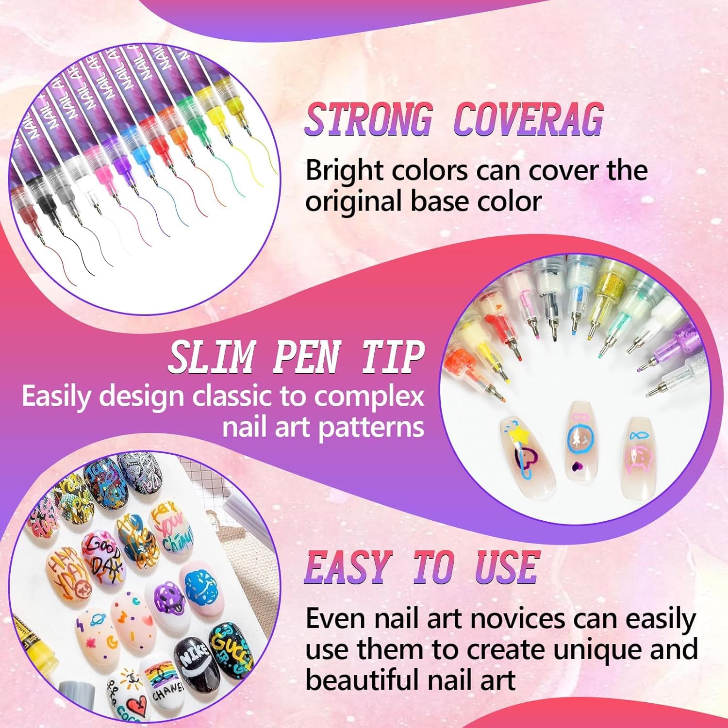 ScontLuy quick-dry-no-smudge-nail-art keeps designs crisp.