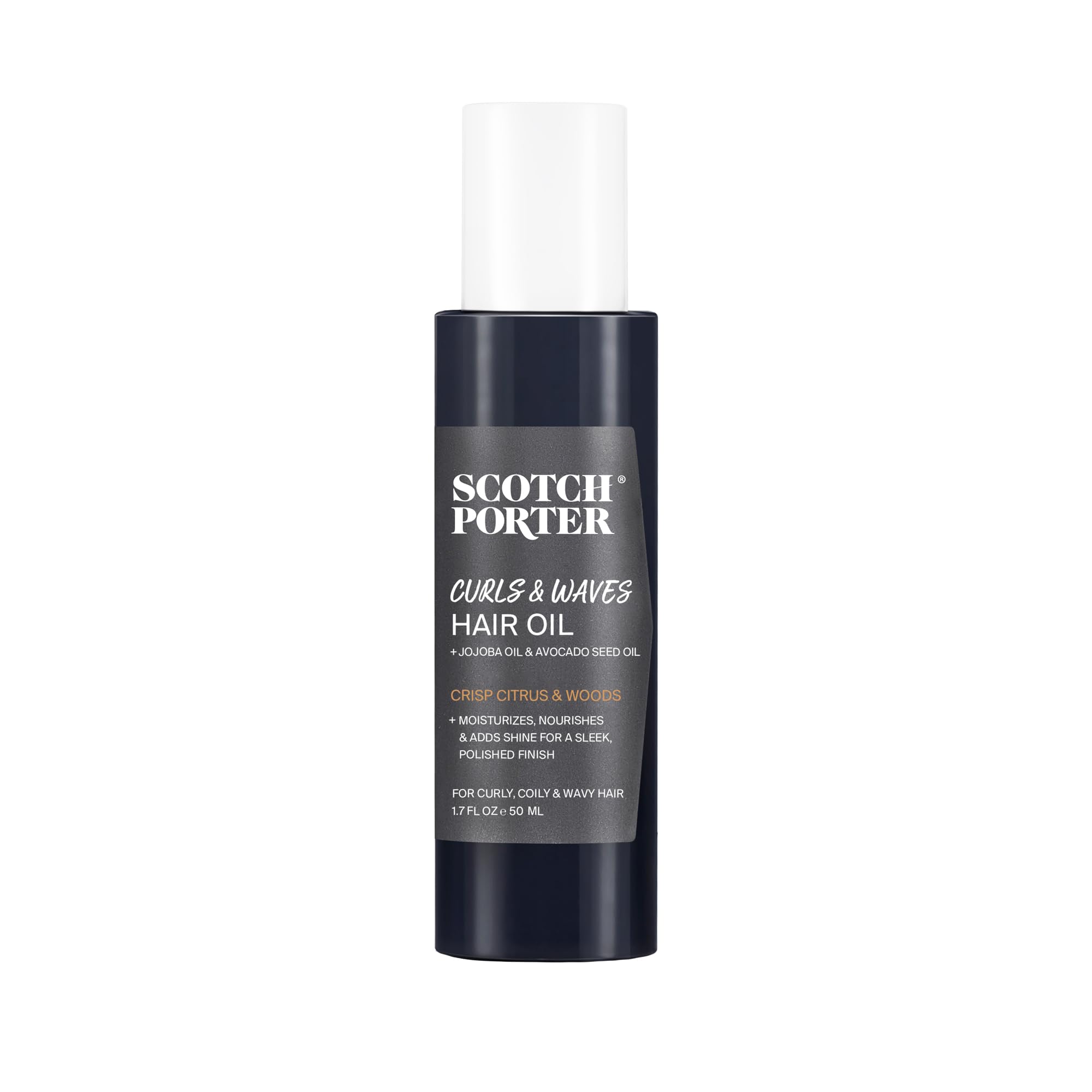 Scotch Porter Curls and Waves Hair Oil bottle ready for smooth, frizz-free styling