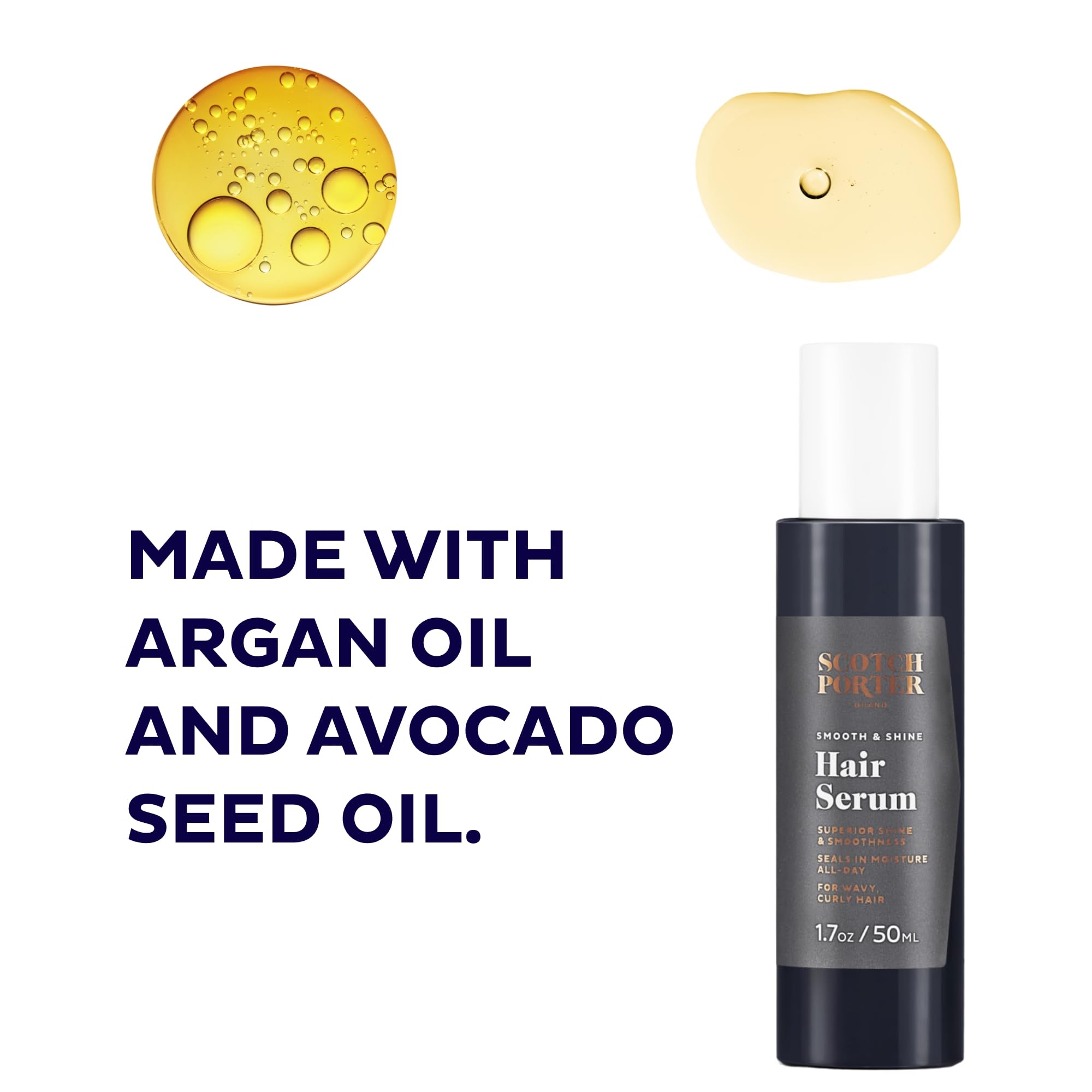 Scotch Porter Curls and Waves Hair Oil fragrance notes with masculine scent