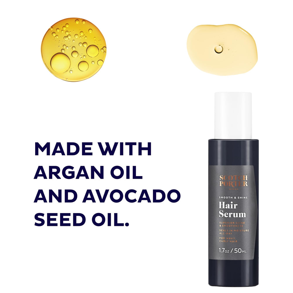 Scotch Porter Curls and Waves Hair Oil fragrance notes with masculine scent