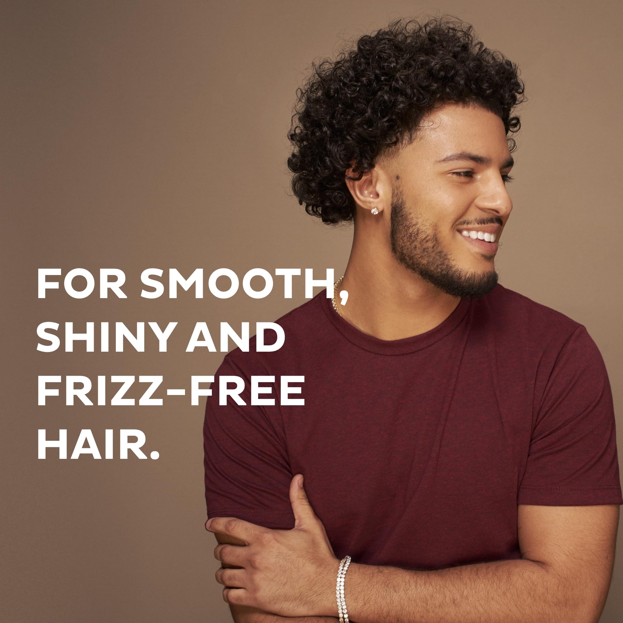 Scotch Porter Curls and Waves Hair Oil pump for easy, controlled application