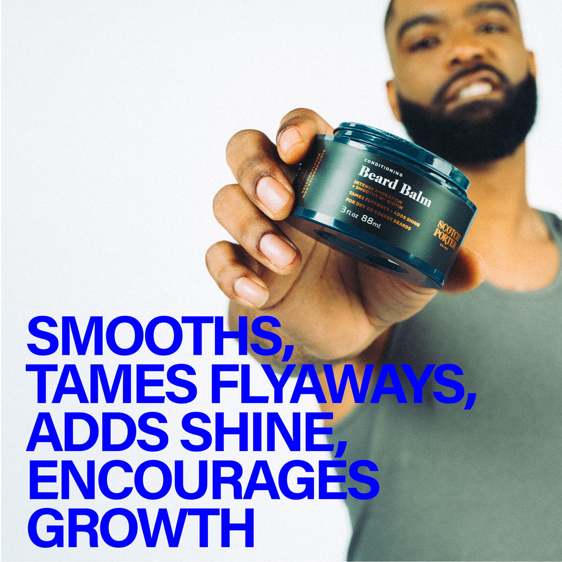 Ingredients close-up highlights biotin liposomes and nettle leaf for strength.