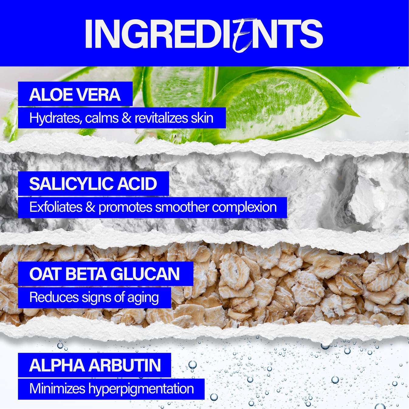 Salicylic acid in Scotch Porter roller for gentle exfoliation and ingrown prevention.