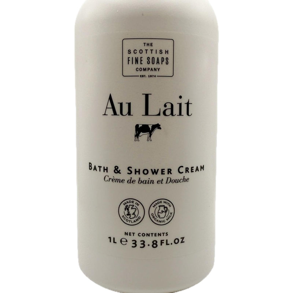 Au Lait bath cream pump - easy dispensing for bath or shower routines