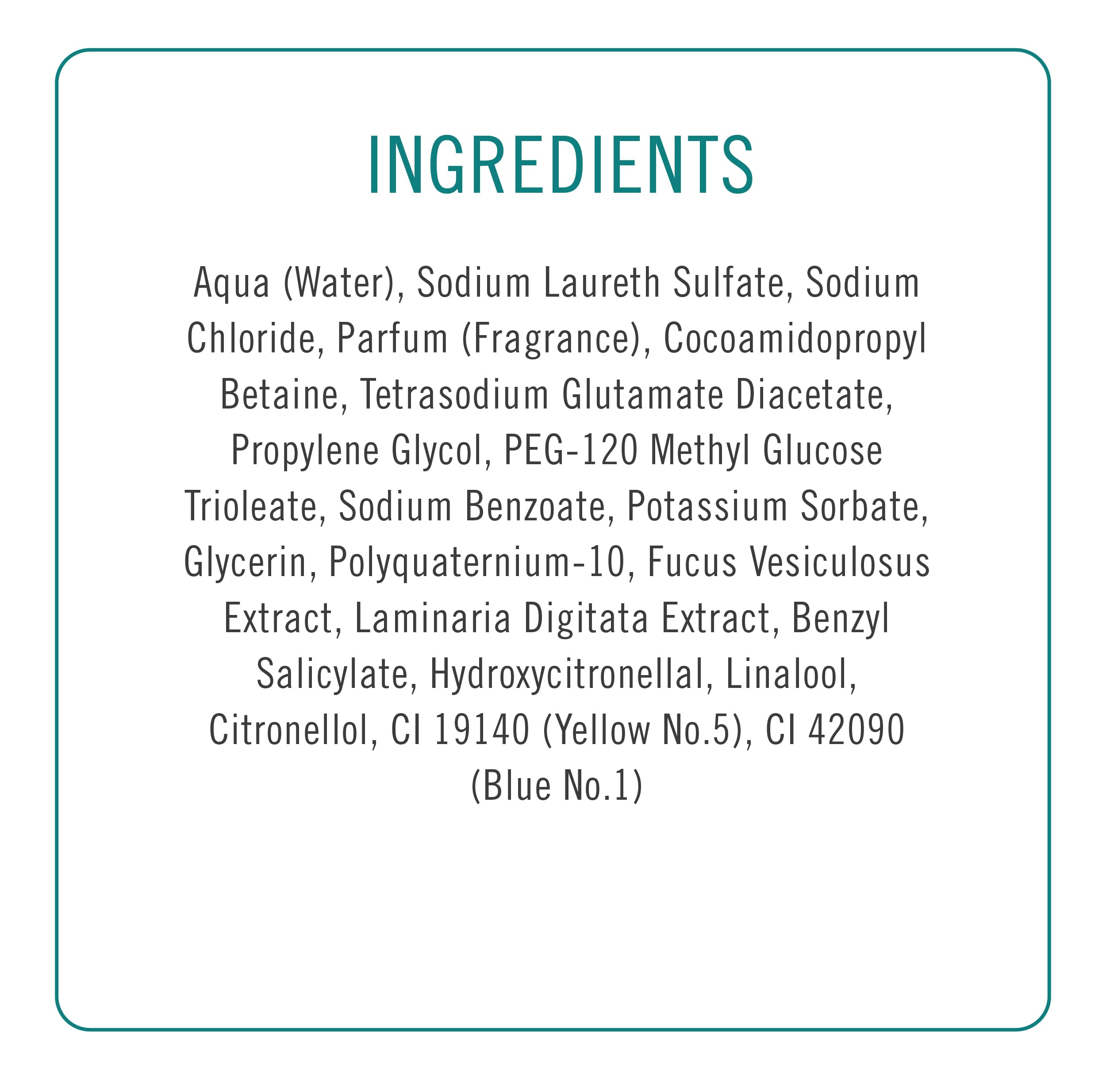 Coastal fragrance of Sea Kelp Marine Body Wash evokes seaside morning.