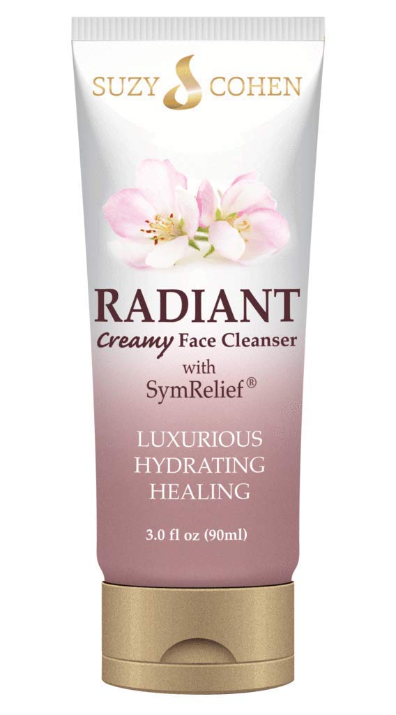 Script Essentials Radiant Creamy Cleanser bottle front label for hydration and glow
