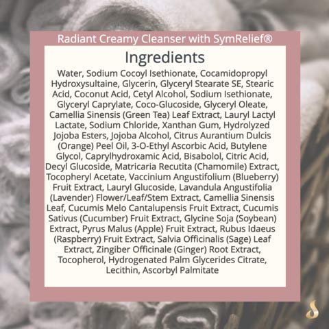 Script Essentials Radiant Creamy Cleanser mask use for soothing skin