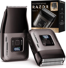 Scrorui cordless foil shaver front view for smooth, everyday facial grooming.