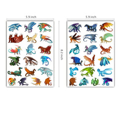SDONY Wings of Fire tattoo application guide showing easy, quick body art