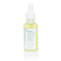 Sea-El Matcha Face Oil drop application demonstrating quick absorption