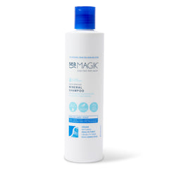 Sea Magik Mineral Shampoo bottle front, gentle cleansing for daily use.