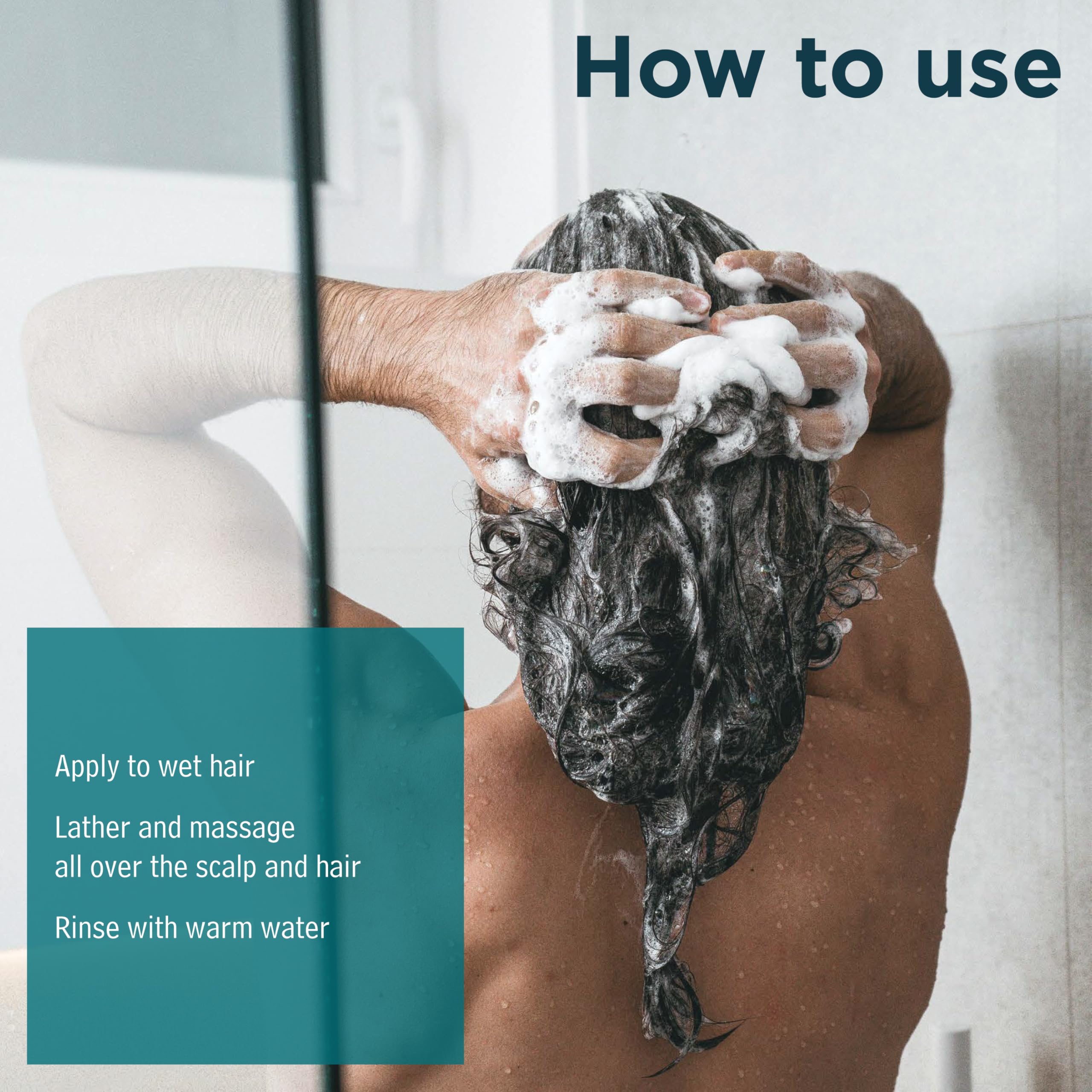 Sea Magik Mineral Shampoo foamy lather for refreshing washing experience.